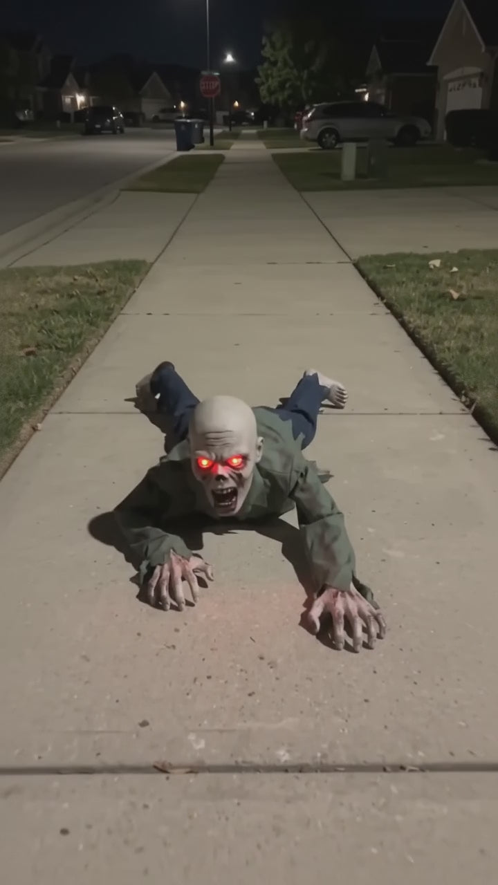 Crawling Zombie for Halloween